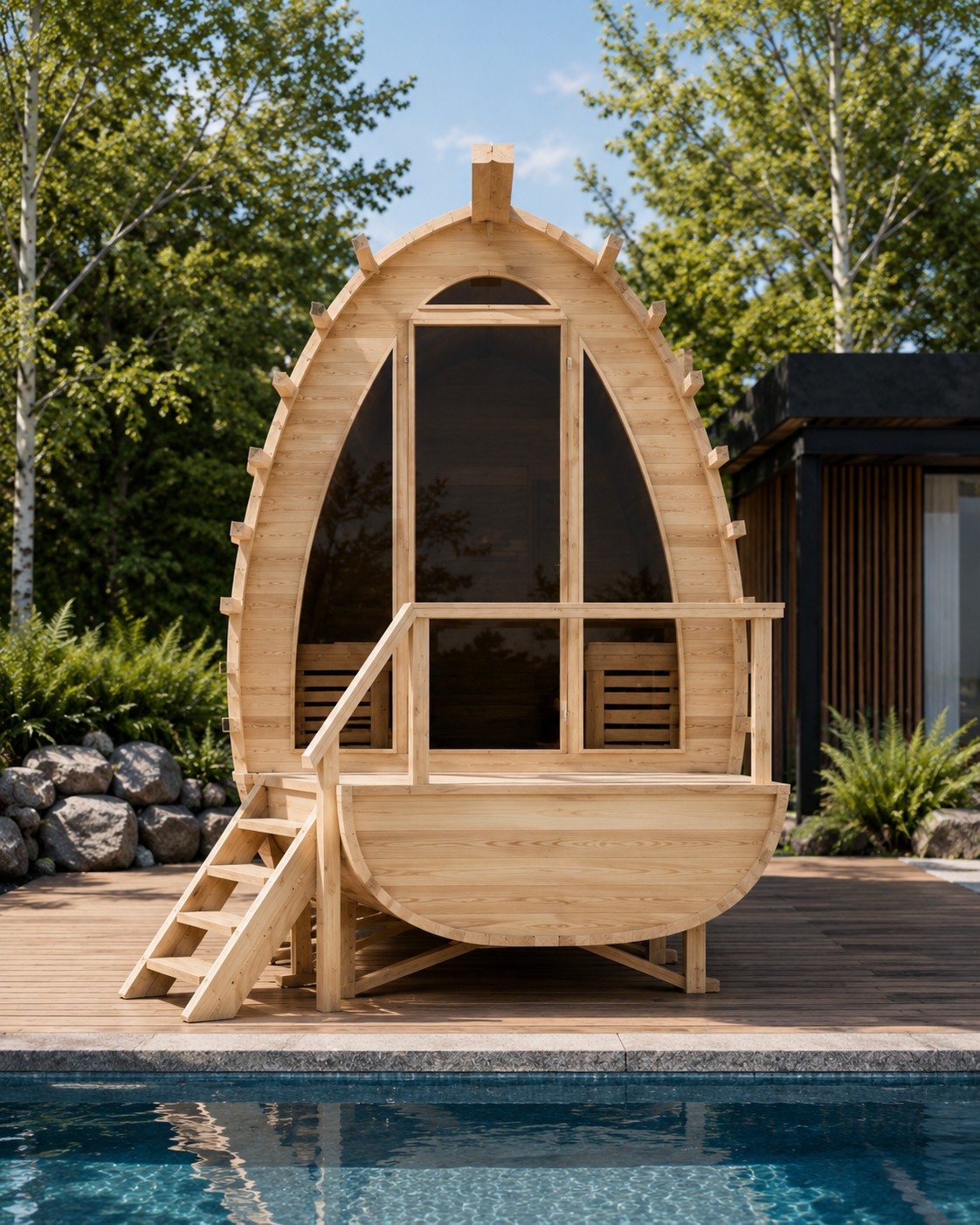 Sauna Room Outdoor Sauna Rooms far Infrared Tourmaline Sauna Room view 02