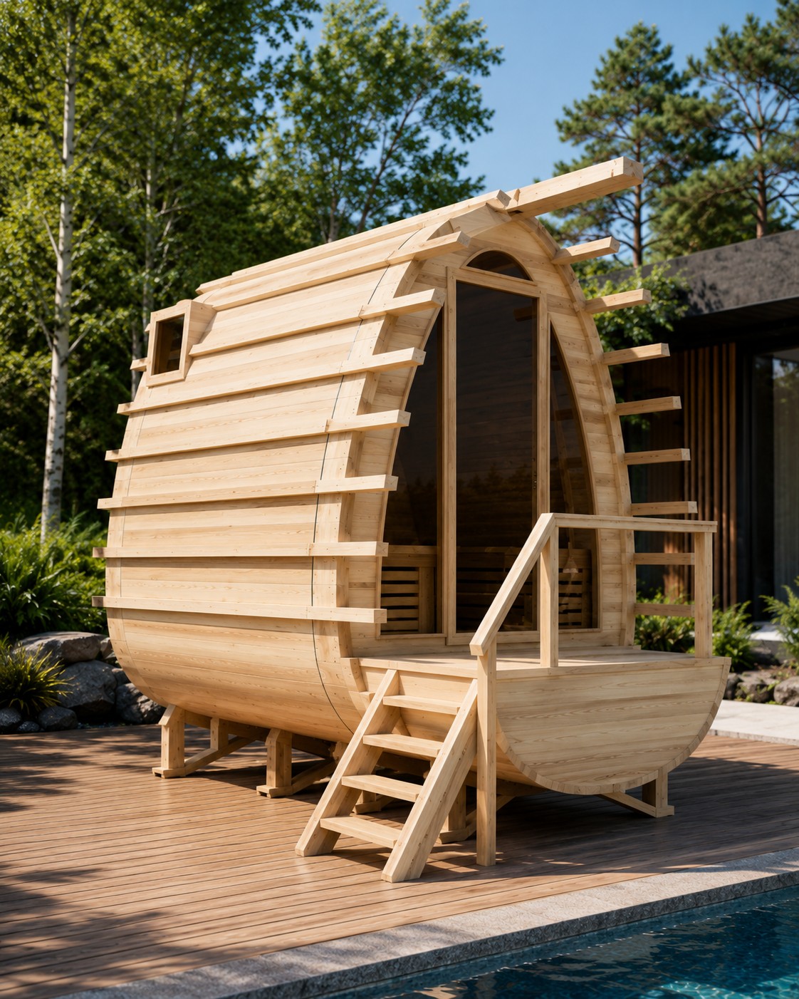 Sauna Room Outdoor Sauna Rooms far Infrared Tourmaline Sauna Room view 04