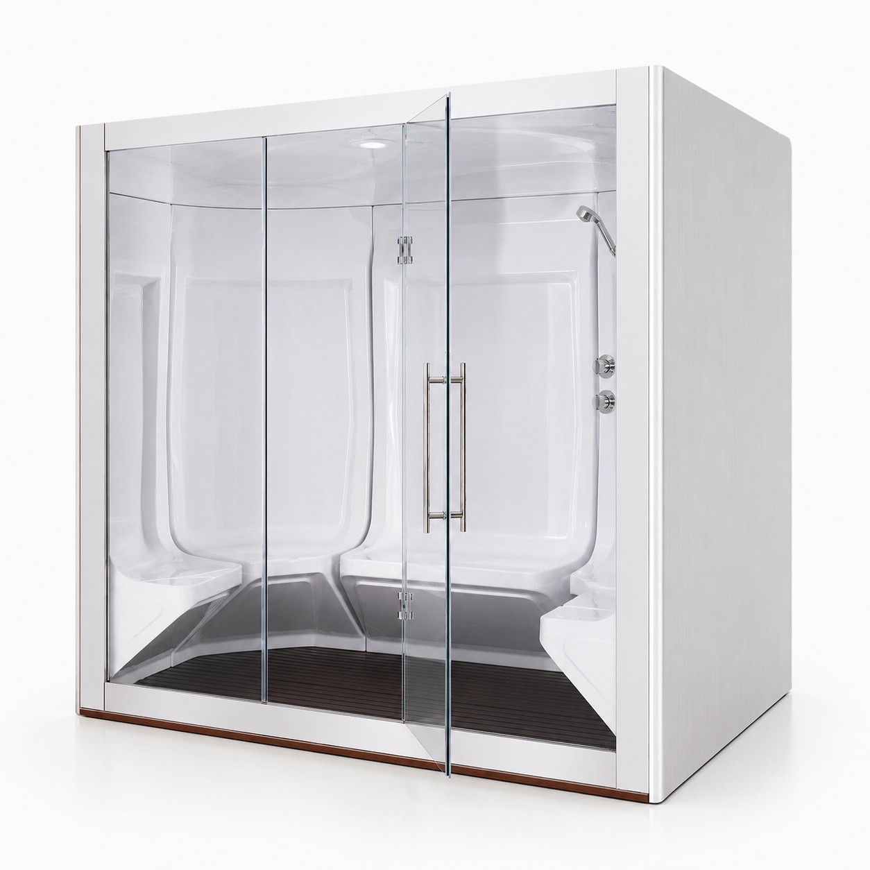 Sauna Steam Bath Machine 6 Person Steam Room with Electric Steam Generator view 03