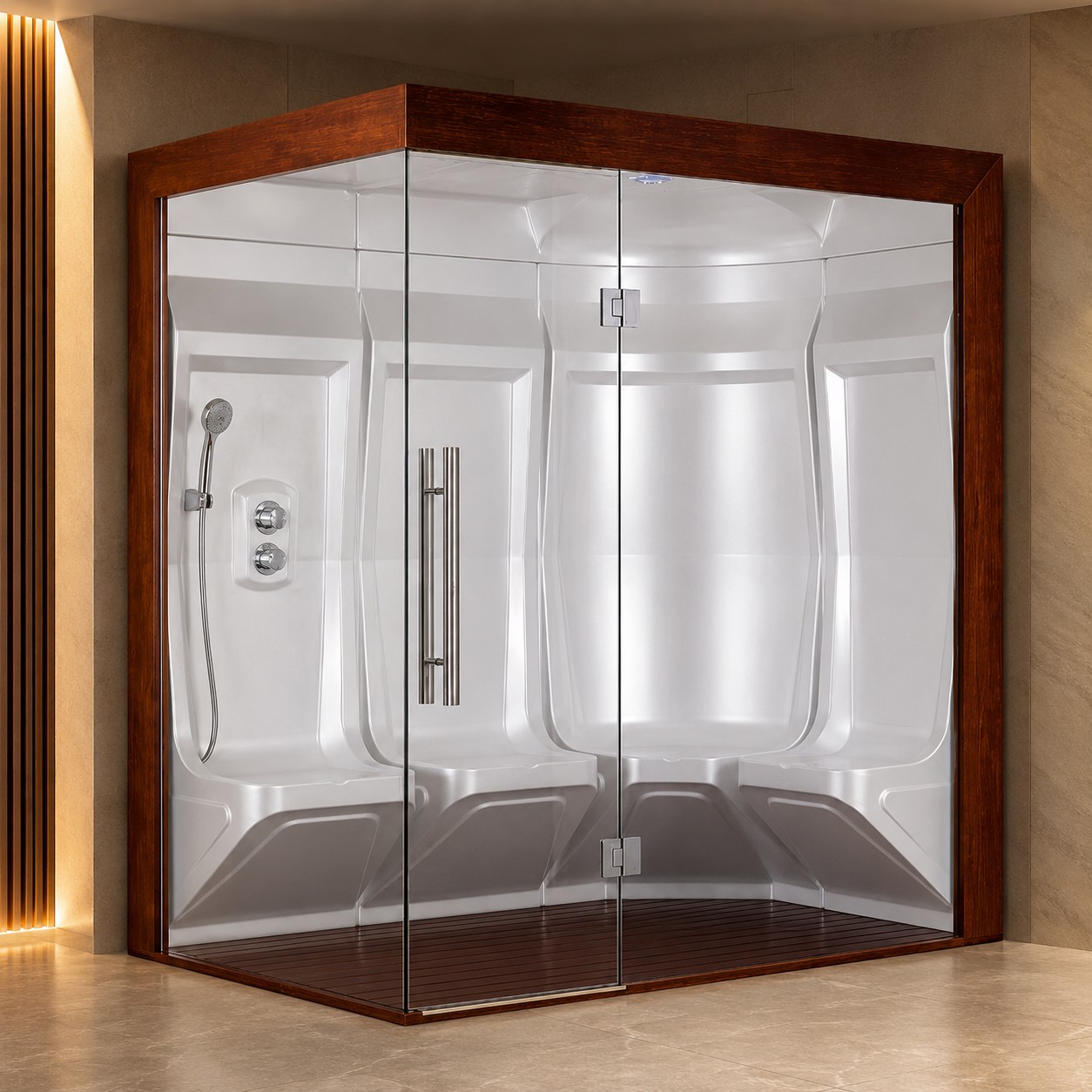 Sauna Steam Room Combination Indoor Traditional Web Sauna House