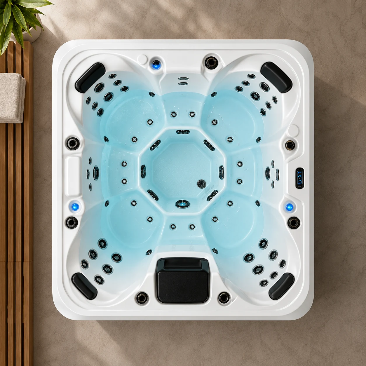 SK003 Massage Bathtub view 04