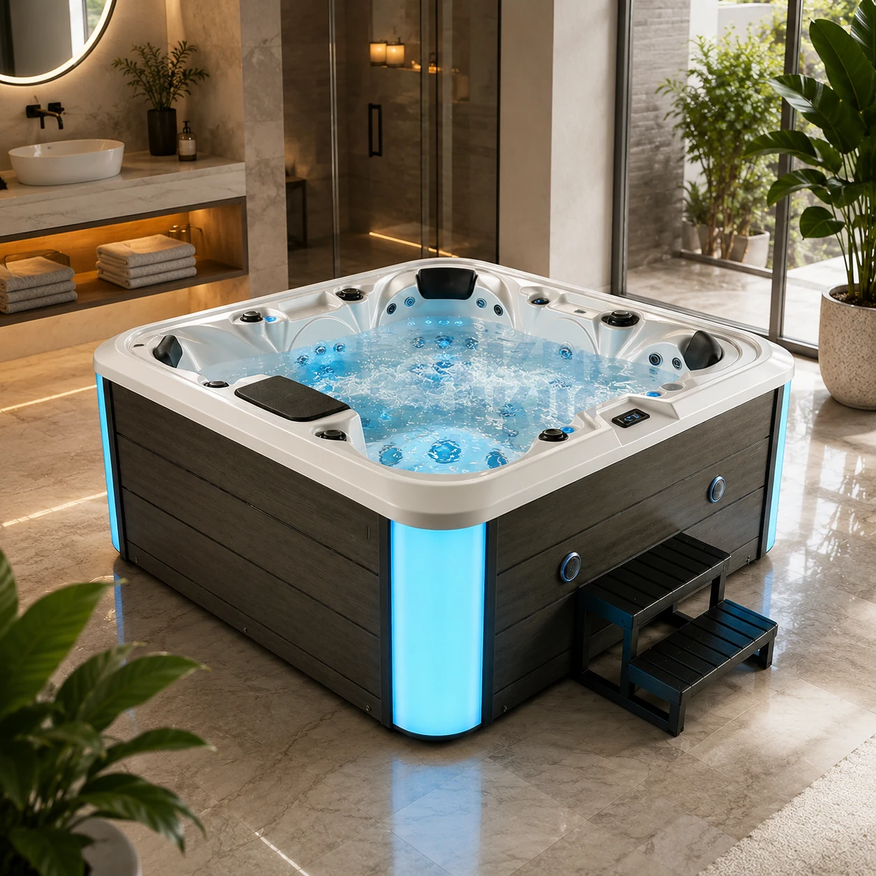 SK003 Massage Bathtub view 07