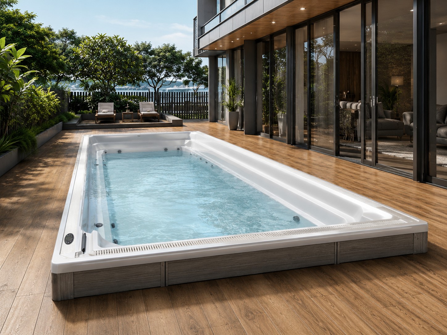 7 Meter Outdoor Swim Spa Pool