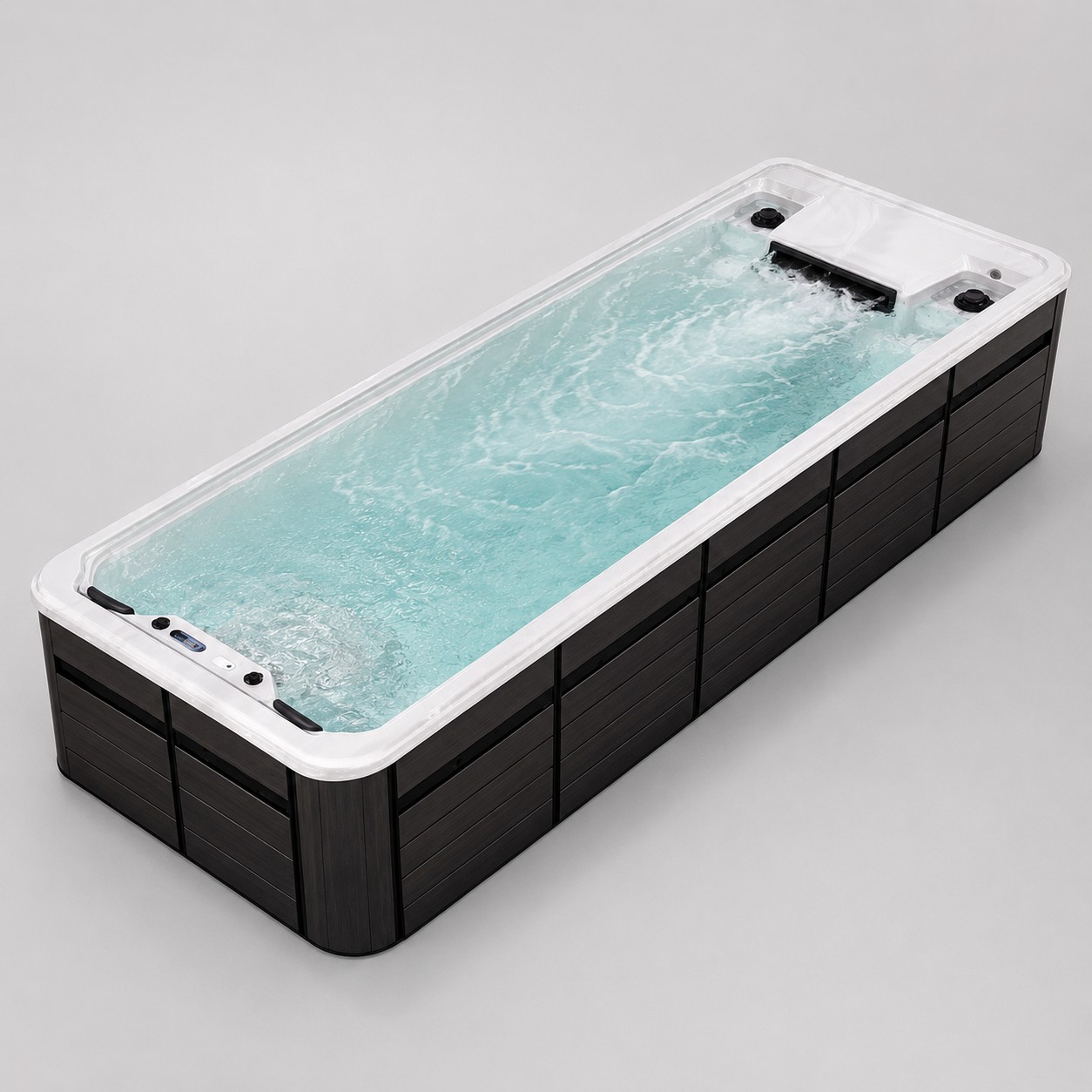 Strong Water Massage Jets Body Swim Spa Acrylic Endless Training System Swimming Pool Spa view 03
