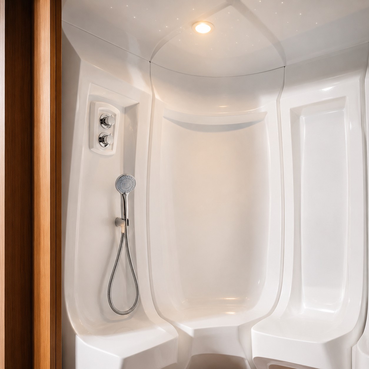 Traditional Dry Steam Sauna Custom Indoor Luxury Rock Salt Sauna Steam Room, Led Star Lights Corner Sauna view 06