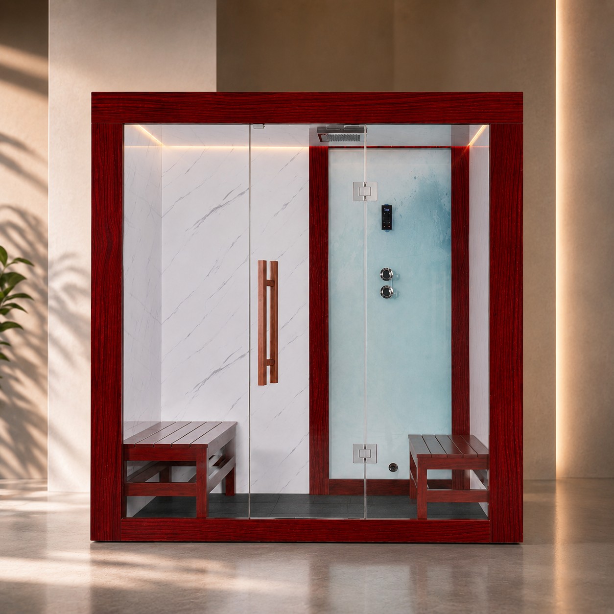 Wet Sauna 6kw Electric Steam Room Generator view 02