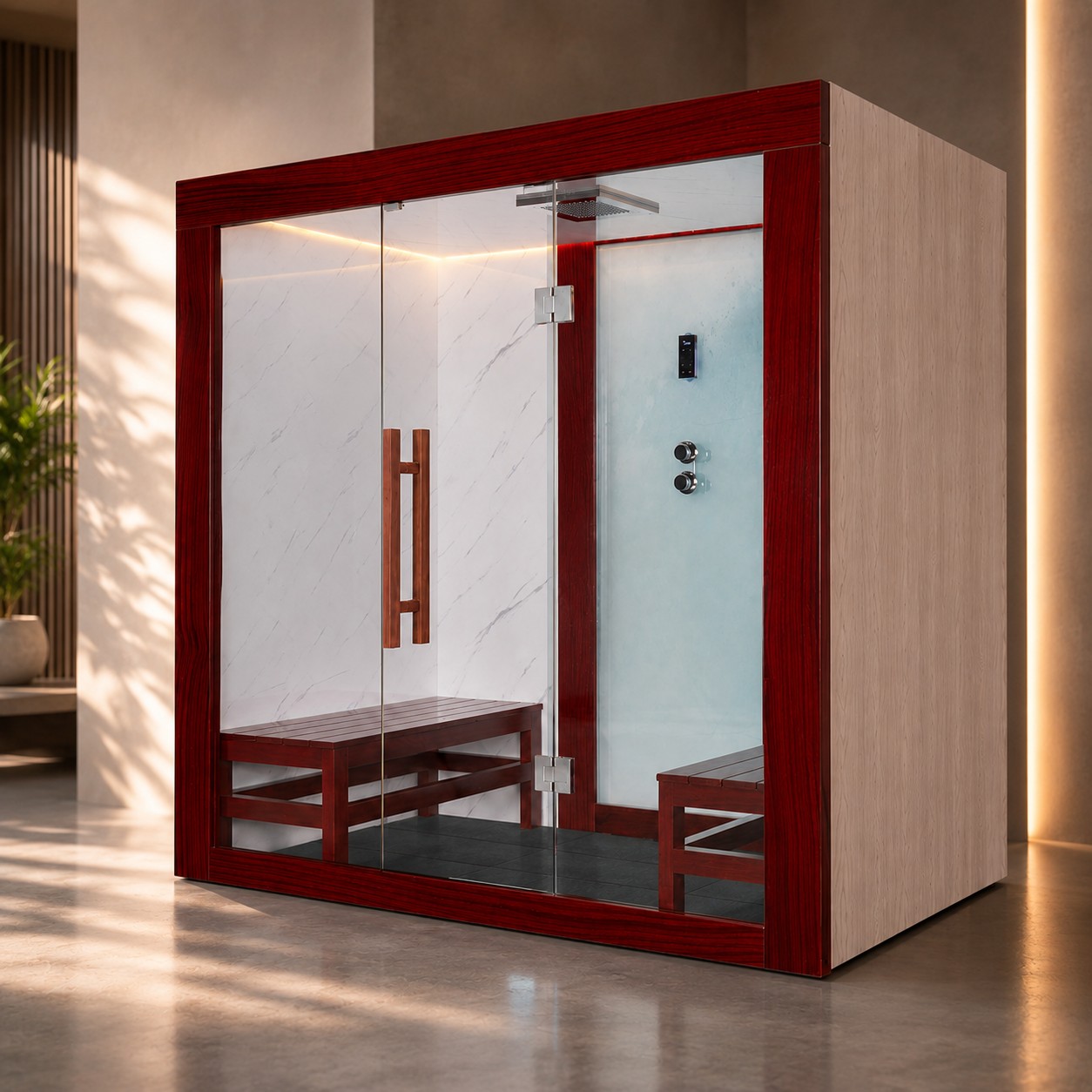 Wet Sauna 6kw Electric Steam Room Generator view 03