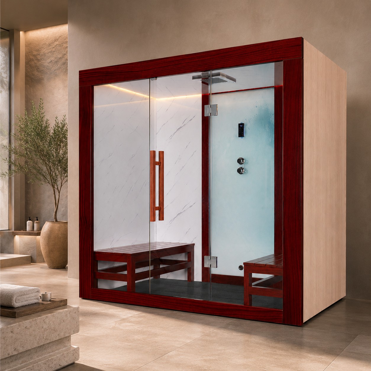 Wet Sauna 6kw Electric Steam Room Generator view 04